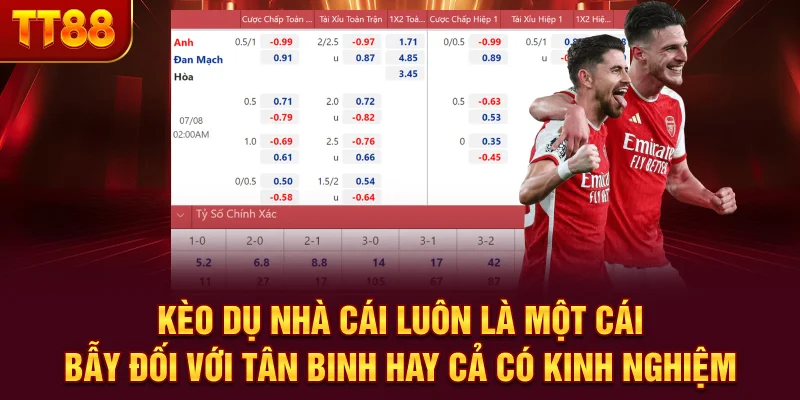 Kèo dụ nhà cái luôn là một cái bẫy đối với tân binh hay cả có kinh nghiệm