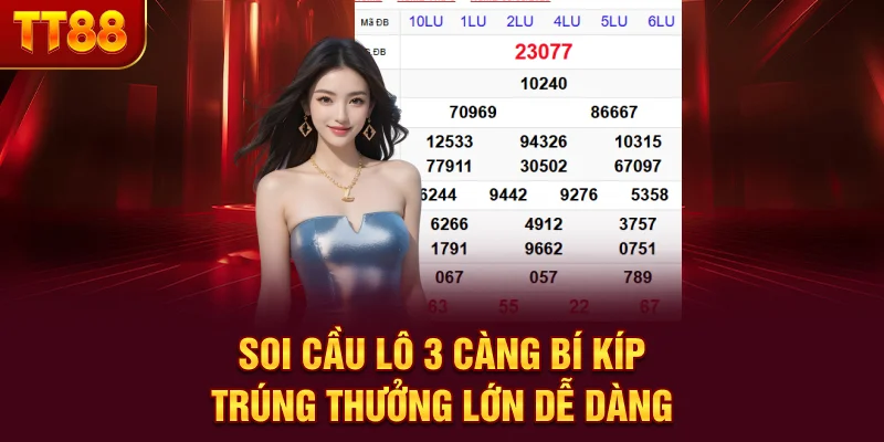 Soi Cầu Lô 3 Càng - Bí Kíp Trúng Thưởng Lớn Dễ Dàng